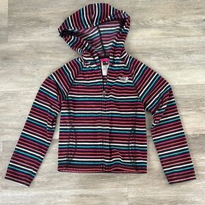 The North Face Red and Pink Coverup Jacket